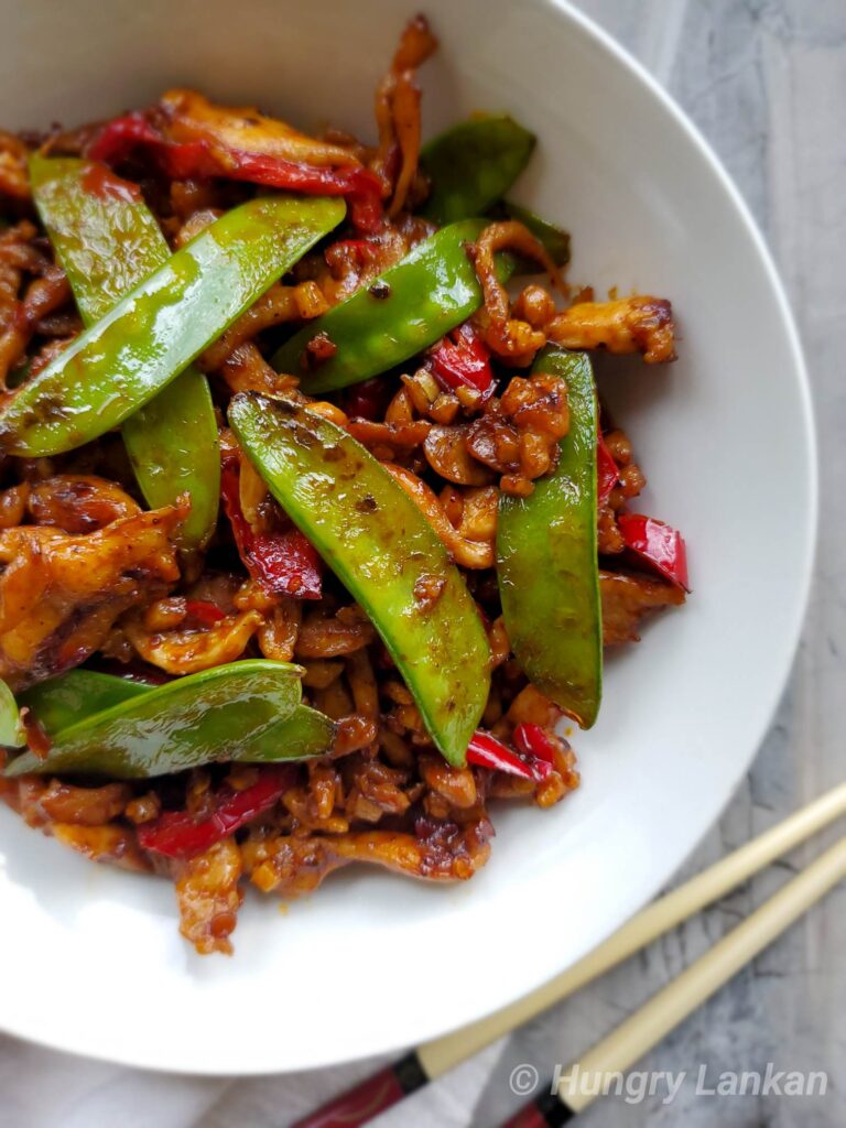 Schezwan Chicken with chili bean sauce