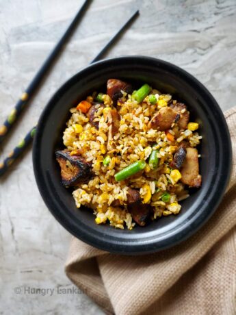 chinese pork fried rice