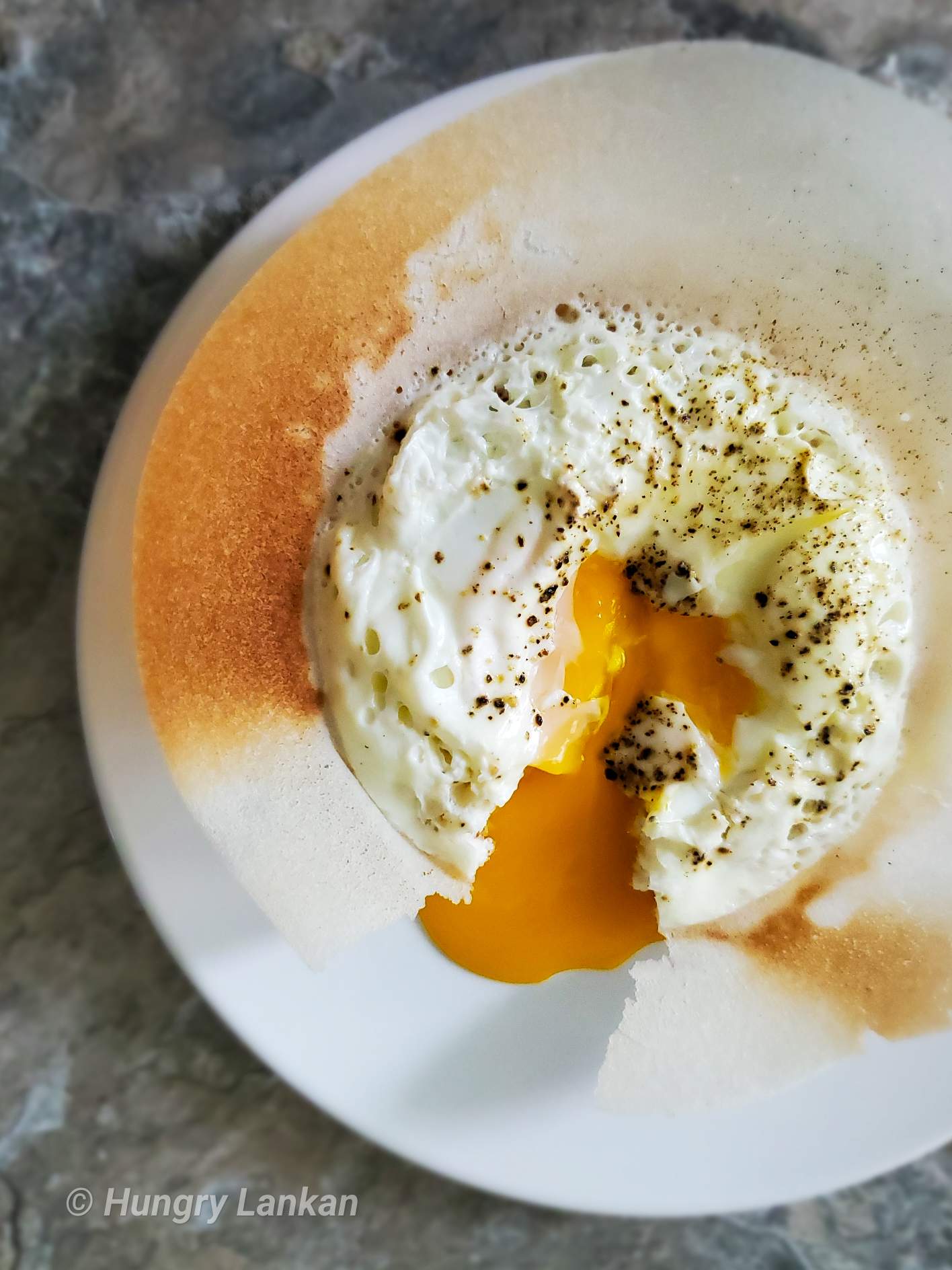 Sri Lankan egg hoppers authentic