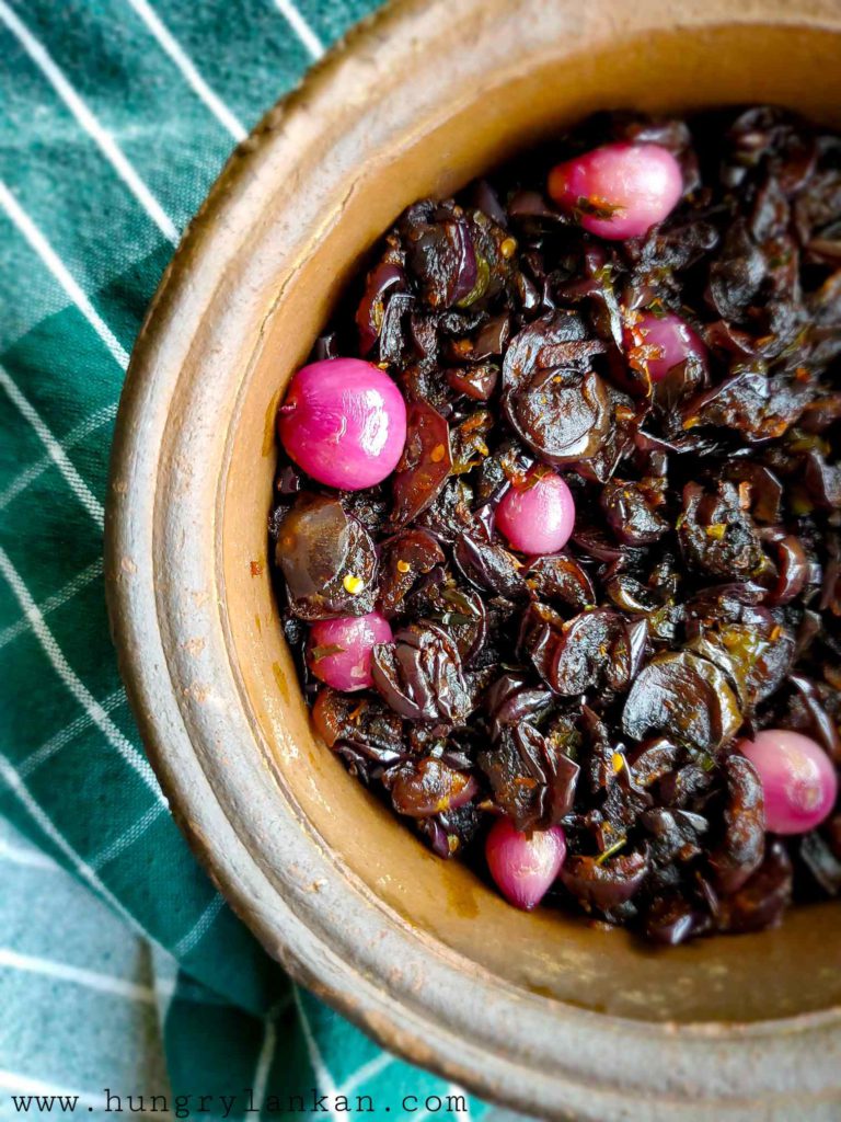 Eggplant / Aubergine Moju/ Sri Lankan batu moju