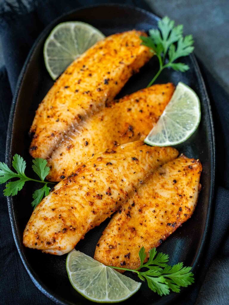 Tilapia fillets in air fryer