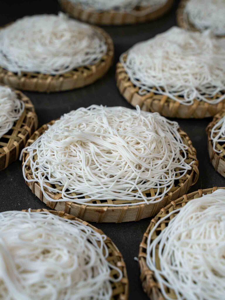 Sri Lankan string hoppers, Idiappa, Idiyappam, nool puttu