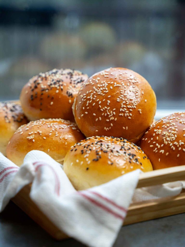Homemade Hamburger Burger Buns recipe