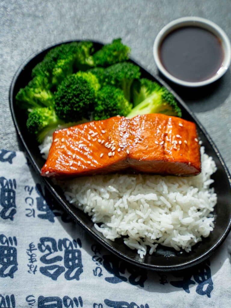 Teriyaki Salmon in Air Fryer
