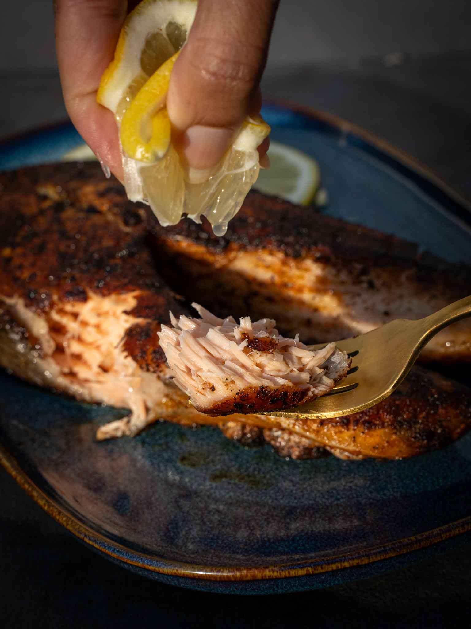 Pan Seared Salmon steak