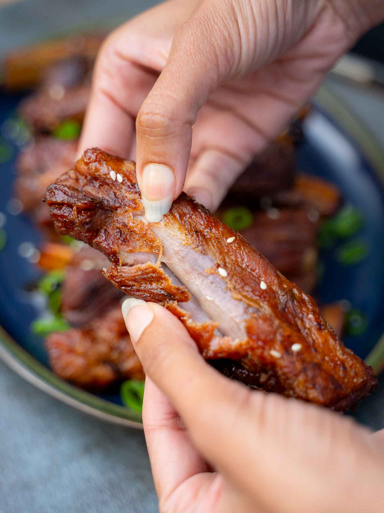 Chinese five spice pork ribs