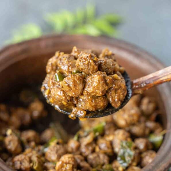 Sri Lankan soy soya meat curry