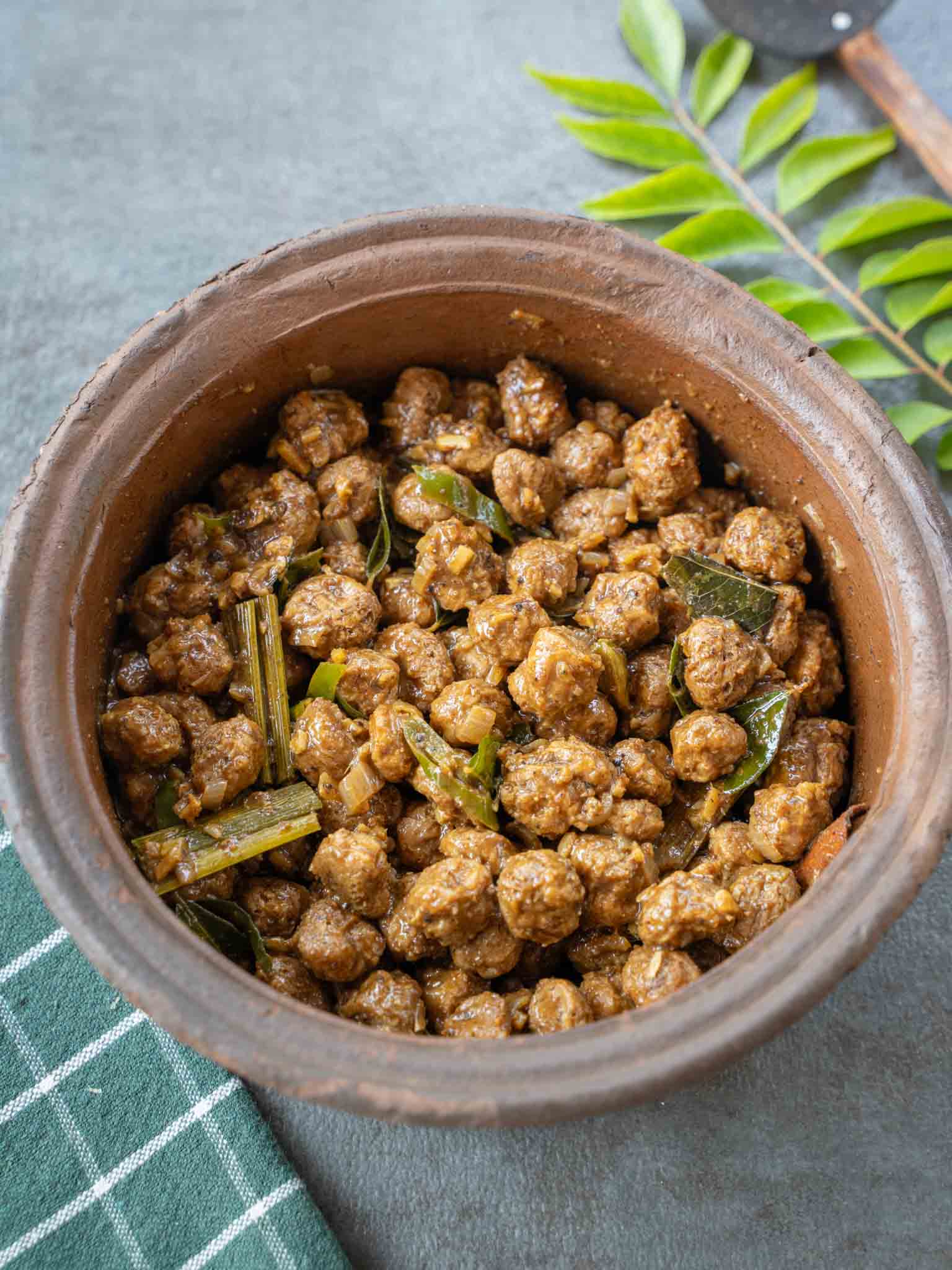 Sri Lankan soy soya meat curry